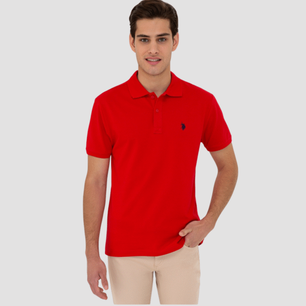 red polo tshirt