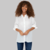 Women's Cream Long Sleeve Shirt
