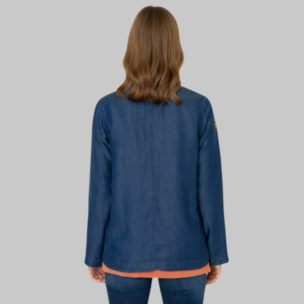 Women's Dark Blue Jean Shirt