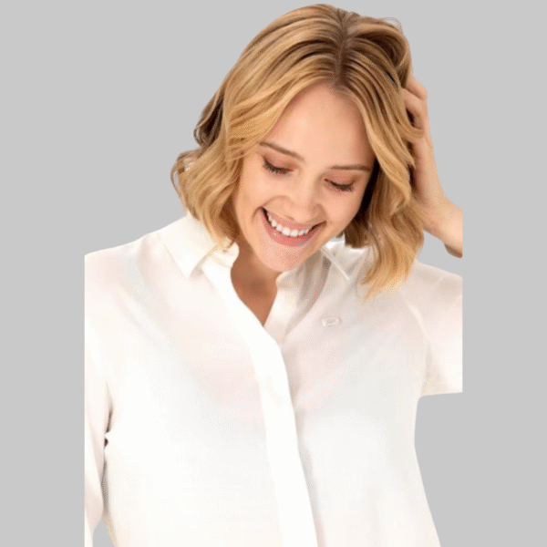 Women's Ecru Long Sleeve Shirt