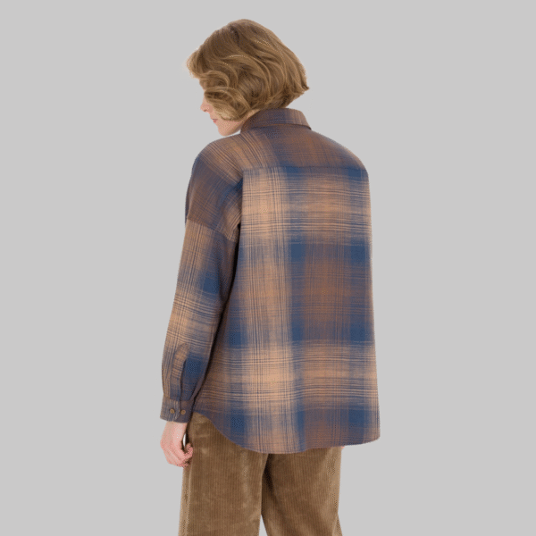Women's Brown Long Sleeve Shirt
