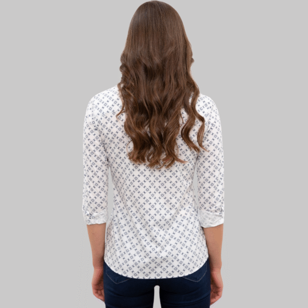 Women's Ecru Long Sleeve Shirt