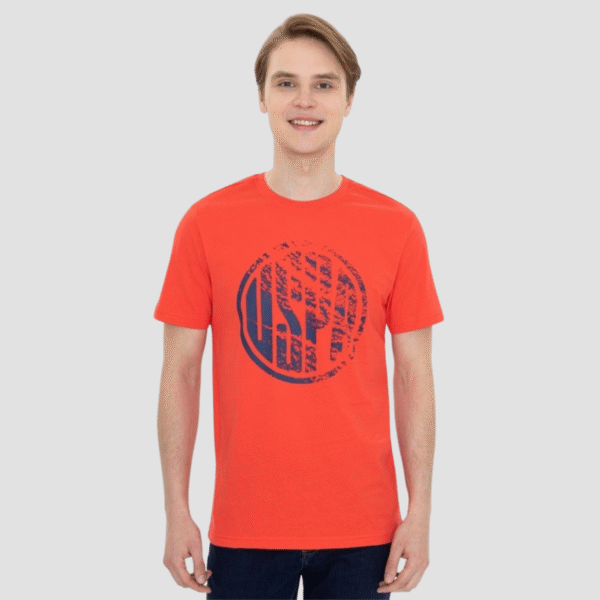 orange turkey polo tshirt