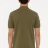 Men's Dark Green Polo Neck T-Shirt