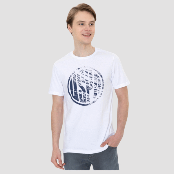Men's White Crew Neck T-Shirt