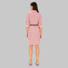 Women's Red Striped Woven Dress