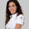 Women's Blue Polo Neck T-Shirt