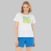 Women's White Crew Neck T-Shirt