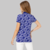 Women's Lilac Polo Neck T-Shirt