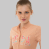 Women's Powder Polo Neck T-Shirt
