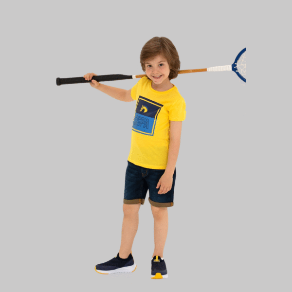 Children's Yellow Crew Neck T-Shirt
