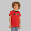 Boy's Red Crew Neck T-Shirt