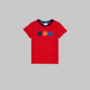 Boy's Red Crew Neck T-Shirt