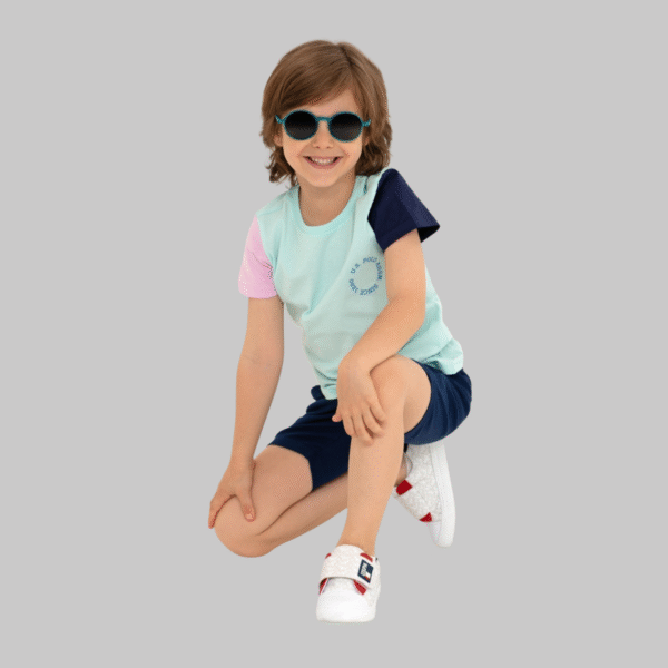 Children's Aqua Green Crew Neck T-Shirt
