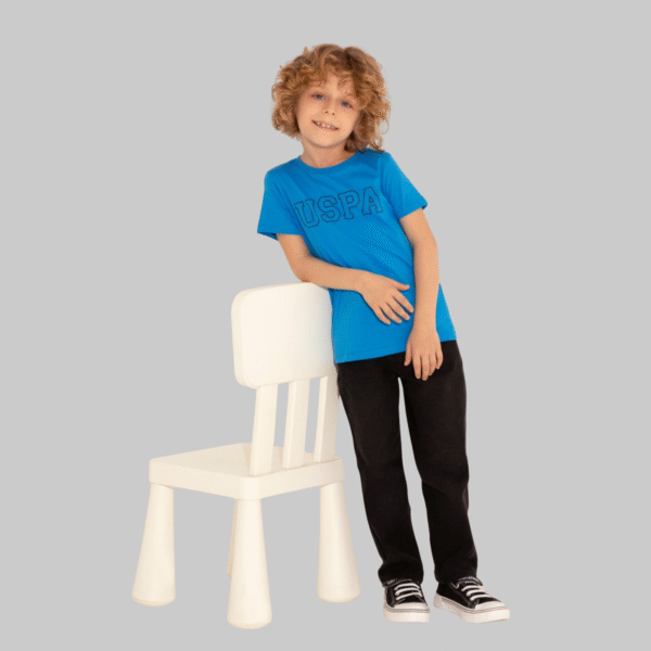 Boy Saks Basic Crew Neck T-Shirt