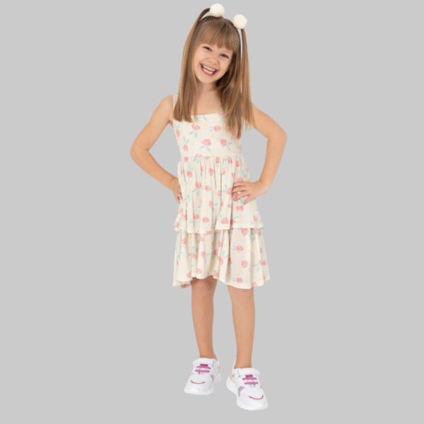 Girl's Ecru Knitted Dress