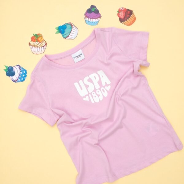 Girl Pink Basic T-Shirt