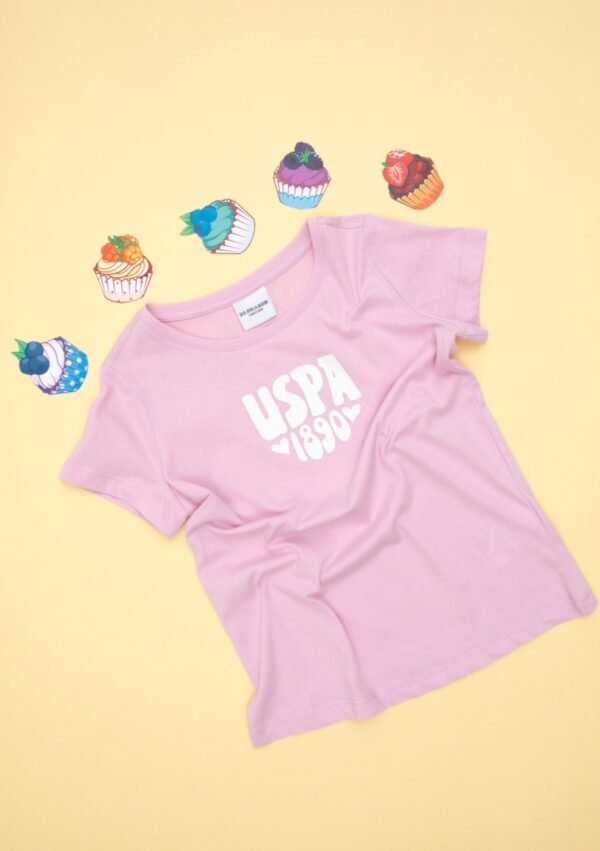 Girl Pink Basic T-Shirt