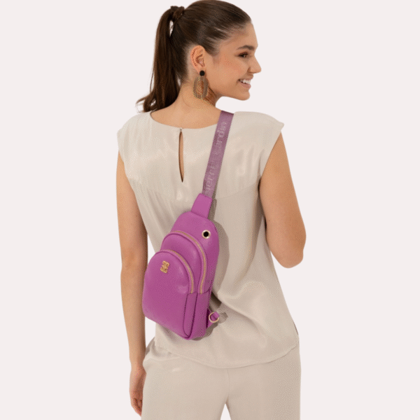 Pierre Cardin Violet Crossbody Bag