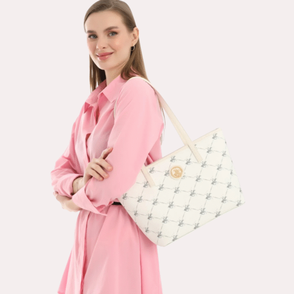Beverly Hills Polo Club White Women's Shoulder Bag