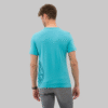 Blue Slim Fit Printed Crew Neck T-Shirt