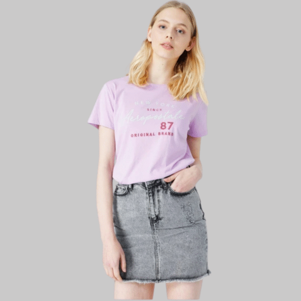 Aeropostale Crew Neck Women T-shirt