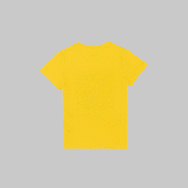 Children's Yellow Crew Neck T-Shirt