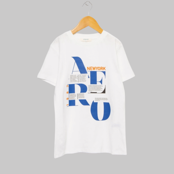 Aeropostal Crew Neck White T-shirt