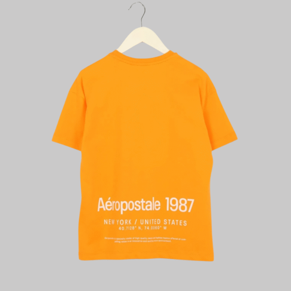 Aeropostale Printed Orange Boy T-shirt