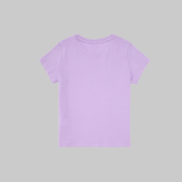 Boy Lilac Basic Crew Neck T-Shirt