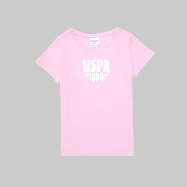 Girl's Pink Basic T-Shirt