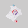 Girls Ecru Crew Neck T-Shirt