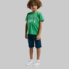Boy's Green Bermuda Suit