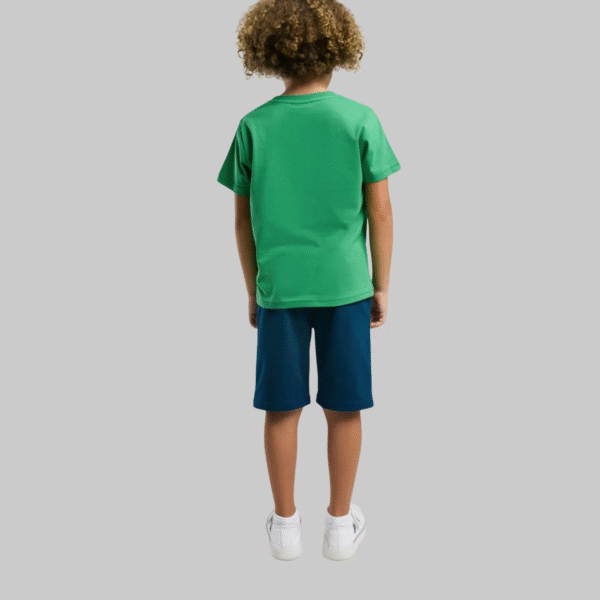 Boy's Green Bermuda Suit
