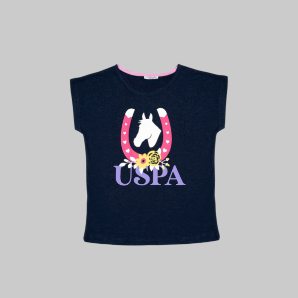 Girl Navy Blue Pajama Set