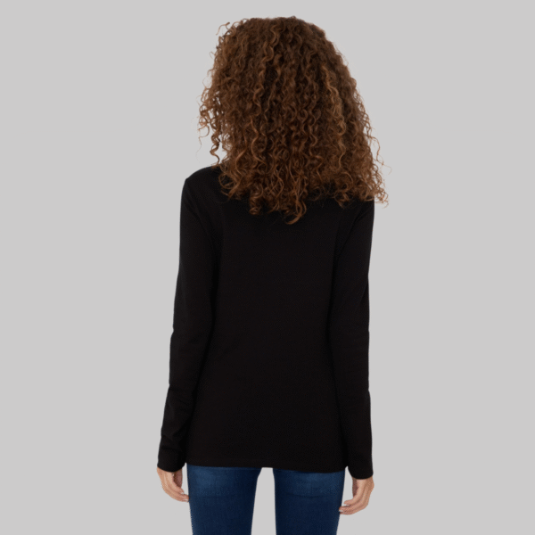 Women's Black Basic Sweatshirt