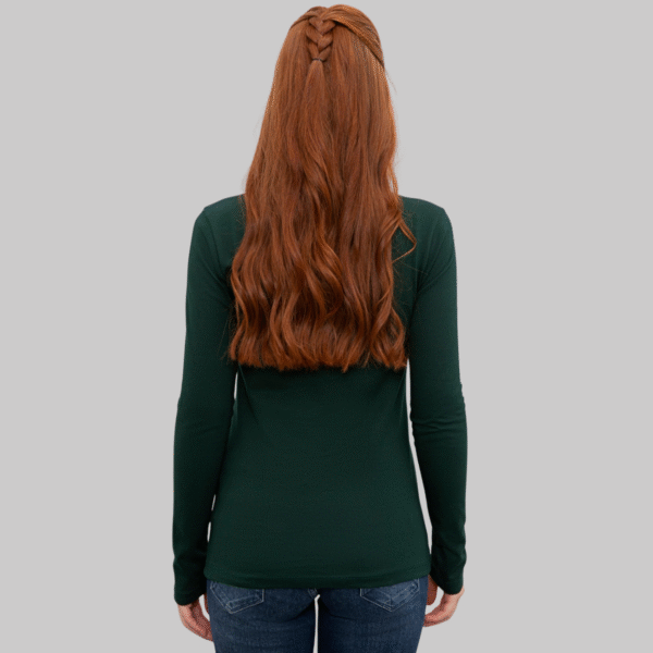 Women's Green Sweatshirt Basic