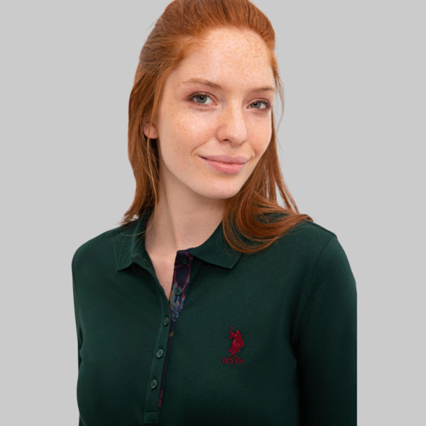 Women's Green Sweatshirt Basic