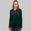Women's Green Sweatshirt Basic