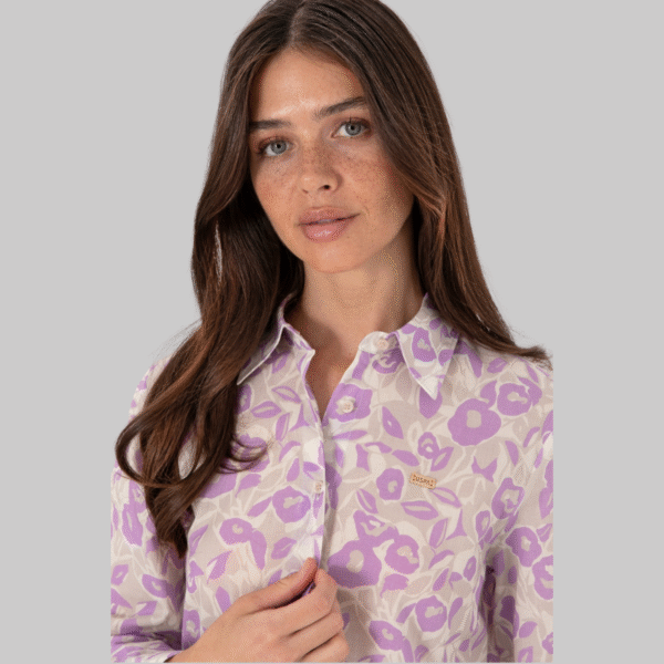 Women's Lilac Long Sleeve Shirt