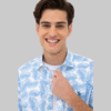 Men's Blue Long Sleeve Shirt
