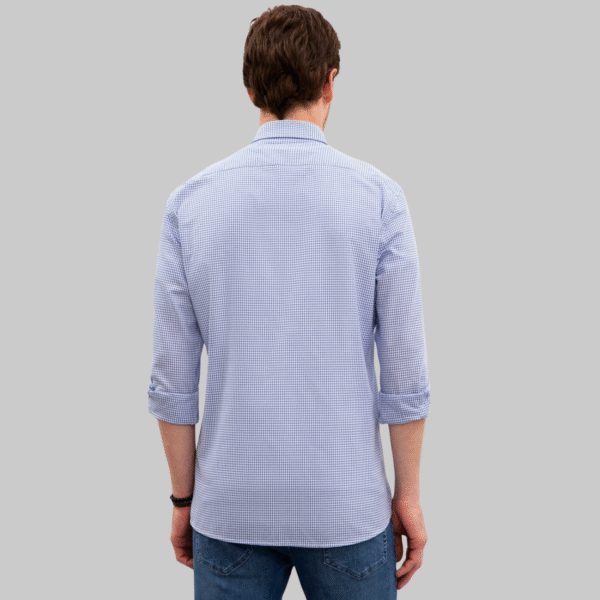 Men's Blue Shirt Long Sleeve