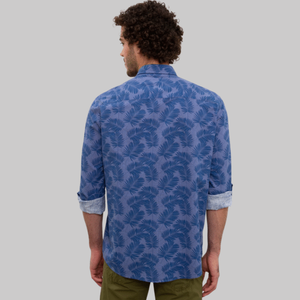 Men's Navy Blue Shirt Long Sleeve