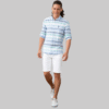 Men's Blue Plaid Shirt Long Sleeve