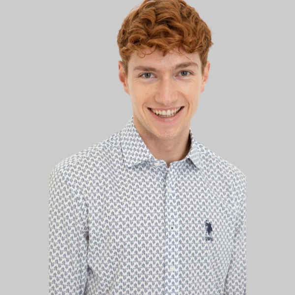 Men's Ecru Shirt Long Sleeve