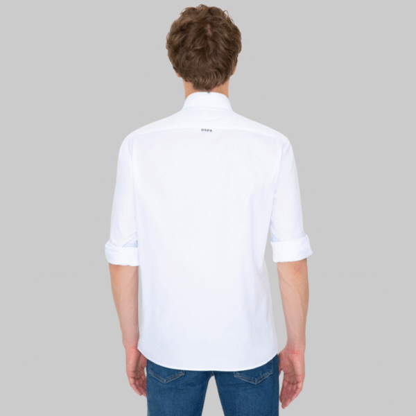 Men's White Long Sleeve Shirt
