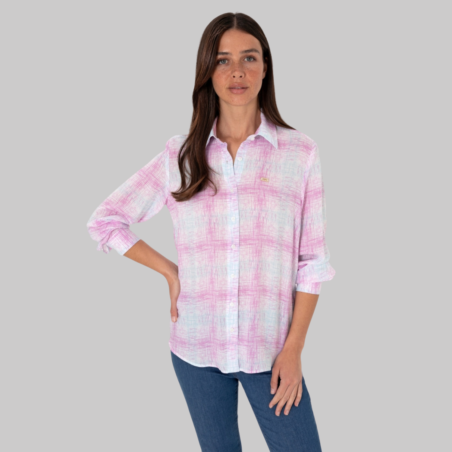 Women's Purple Long Sleeve Shirt