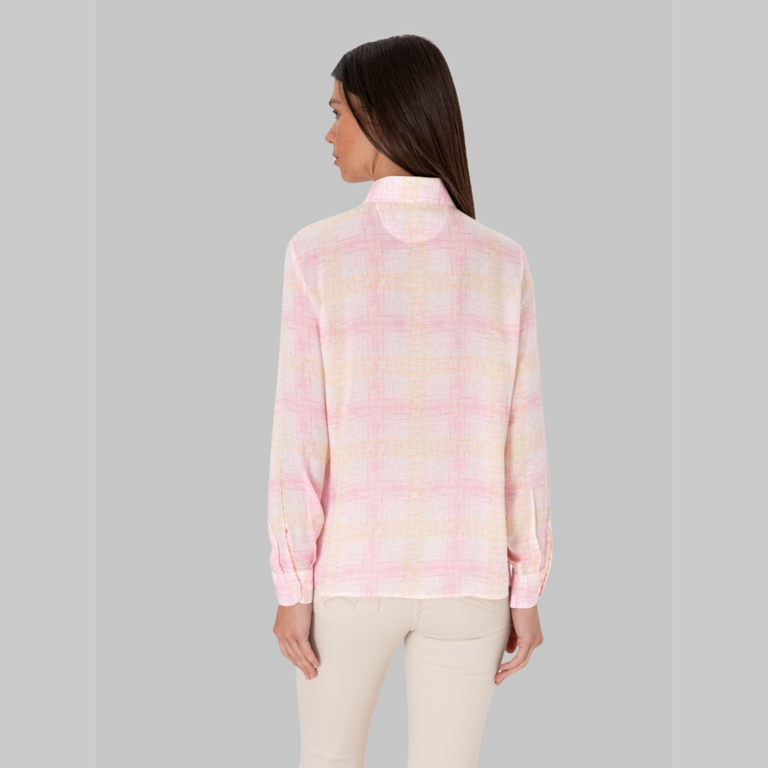 Women's Pink Long Sleeve Shirt