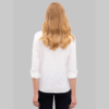 Women's White Long Sleeve Basic Shirt