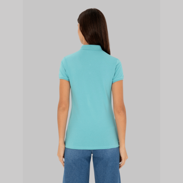 Women's Mint Polo Neck T-Shirt
